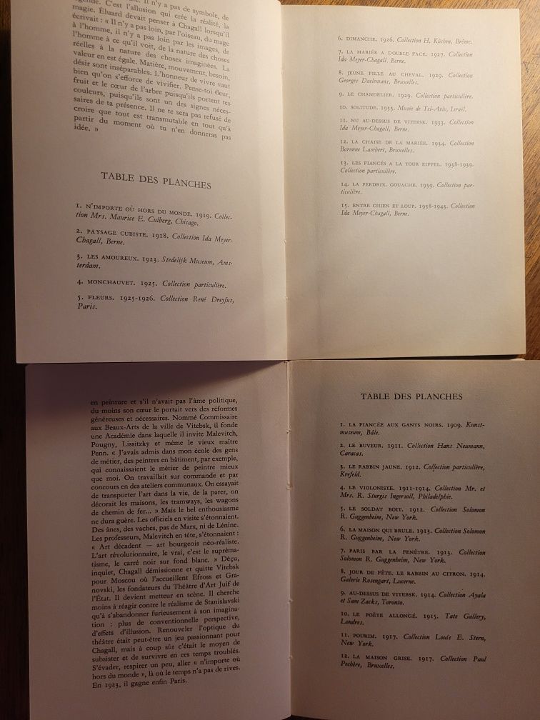 Fernand Hazan - Chagall 1909/1939 Tom 27,28 Hazan 1959 jęz.francuski