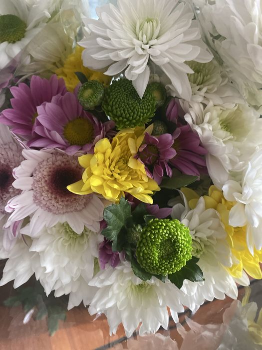 Хризантема ветка микс