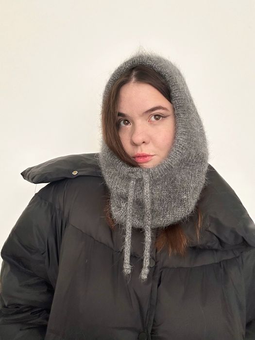 Капюшон (капор) вʼязаний