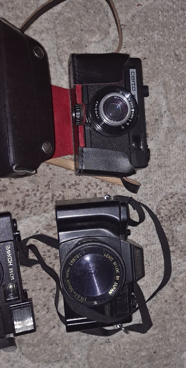 Zestaw 4 aparatów analogowych