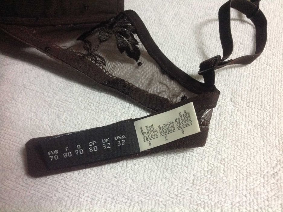 Soutien Castanho Spaccio (La Perla) NOVO (portes incluídos no preço)