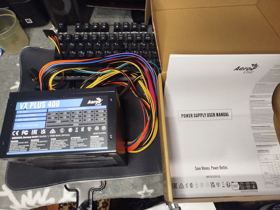 Блок живлення для бюджетних збірок VX PLUS 400W Новий