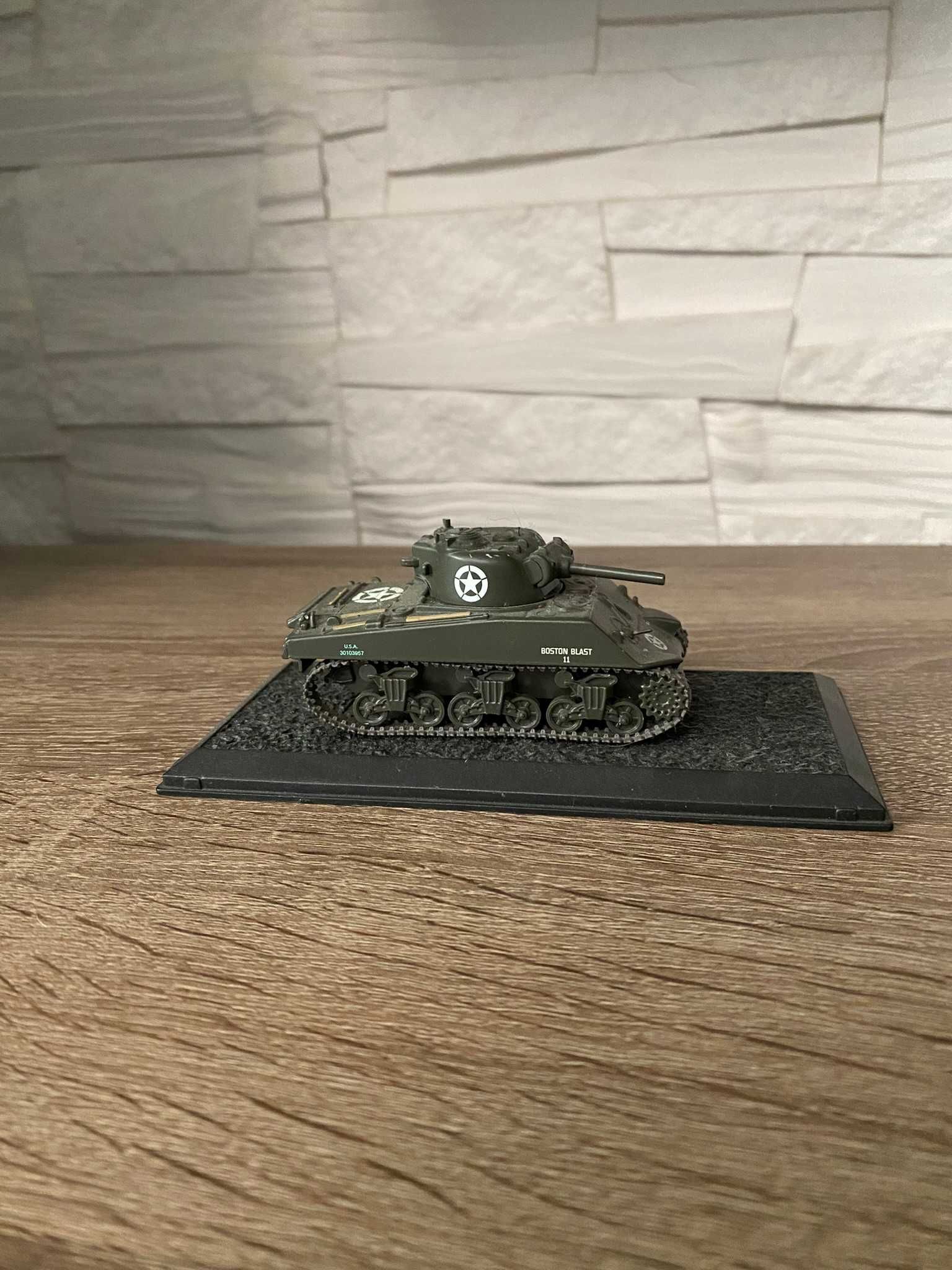 Czołg M4 Sherman skala 1:72 figurka kolekcjonerska model czołgi świata