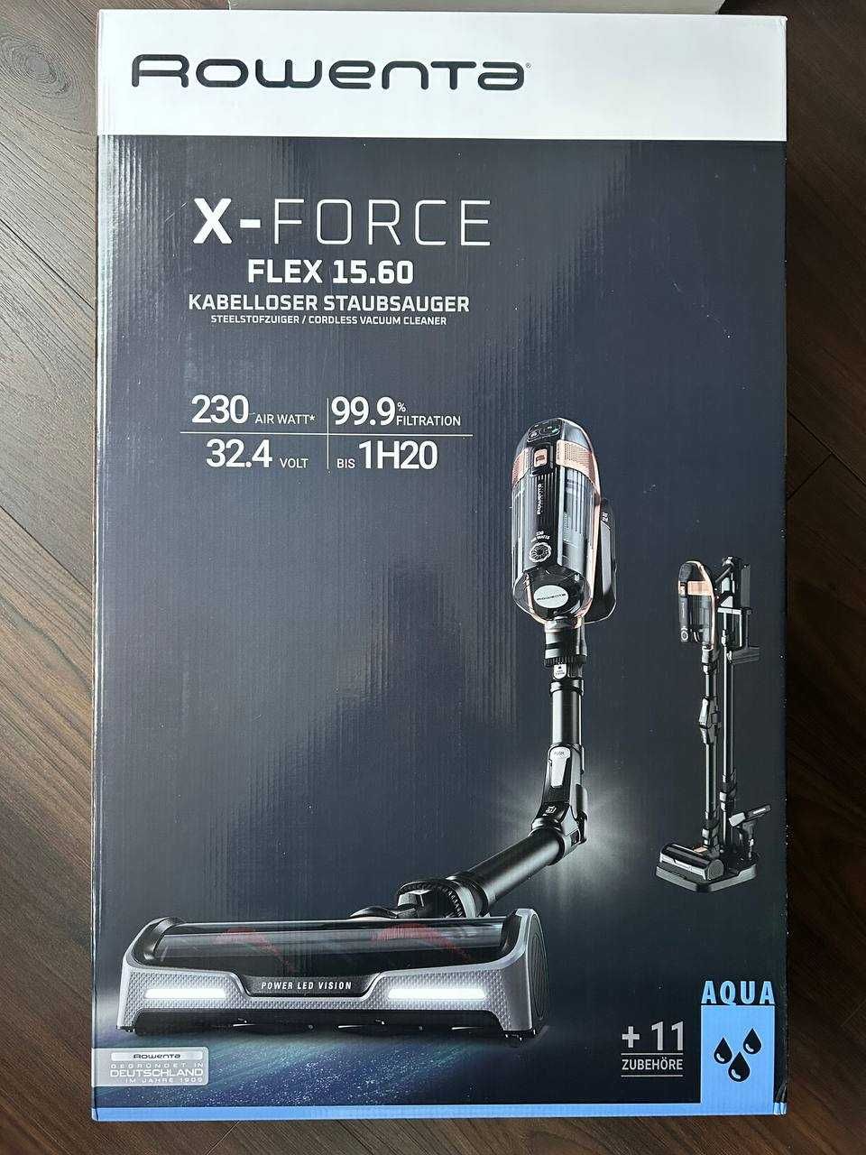 Акумуляторний пилосмок Rowenta X-Force Flex 15.60 Aqua RH99G1WO