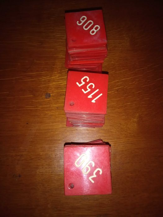 Placas antigas identificadoras