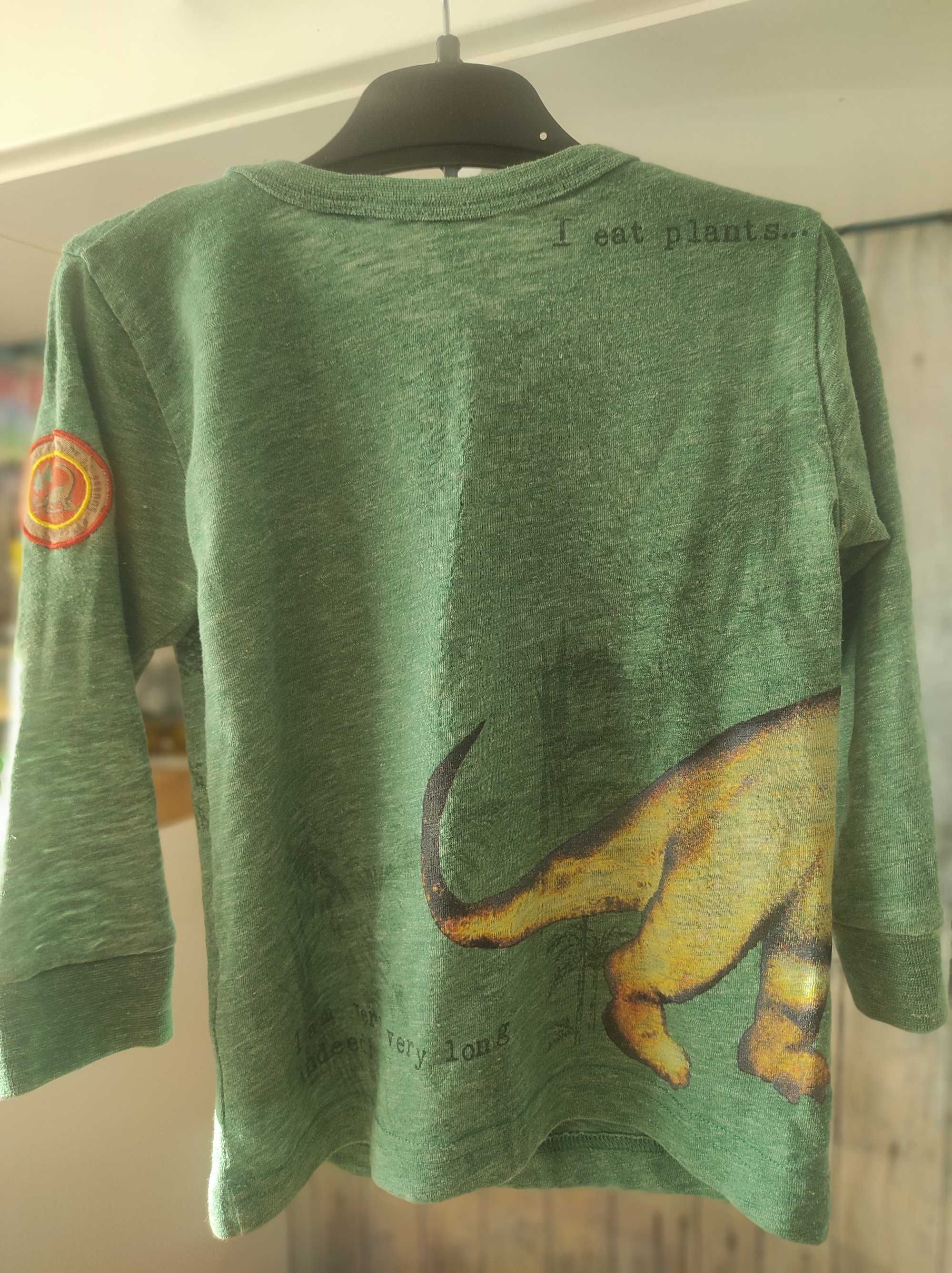NEXT bluzeczka z dinozaurem rozmiar 86/92