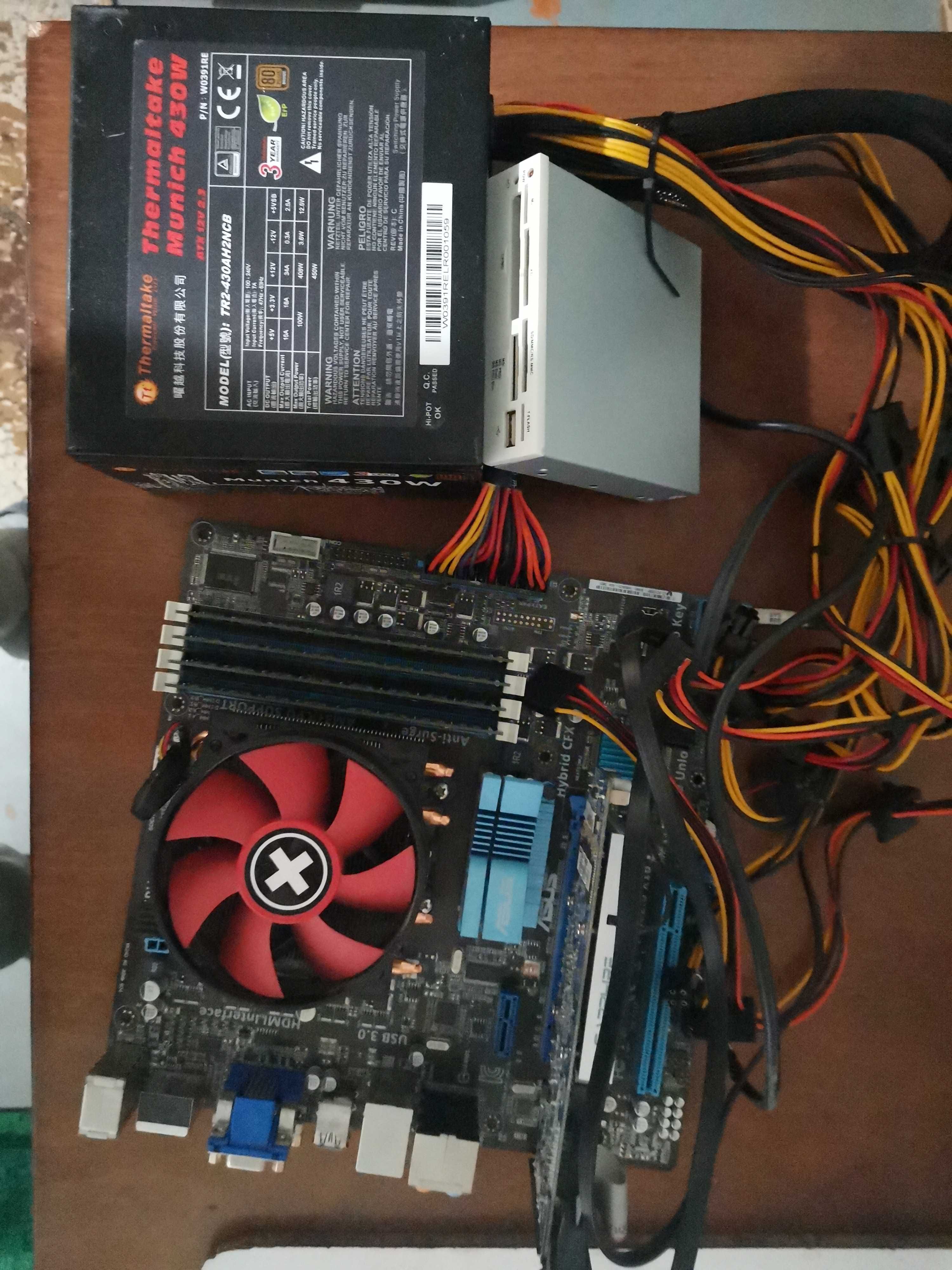 Материнскую плату Асус Оперативной памяти 16Gb, AMD 6 ядер Из Германии