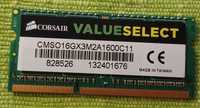 Pamięć do laptopa PC3 SO-DIMM Corsair CMSO16GX3M2A1600C11 DDR3 8GB