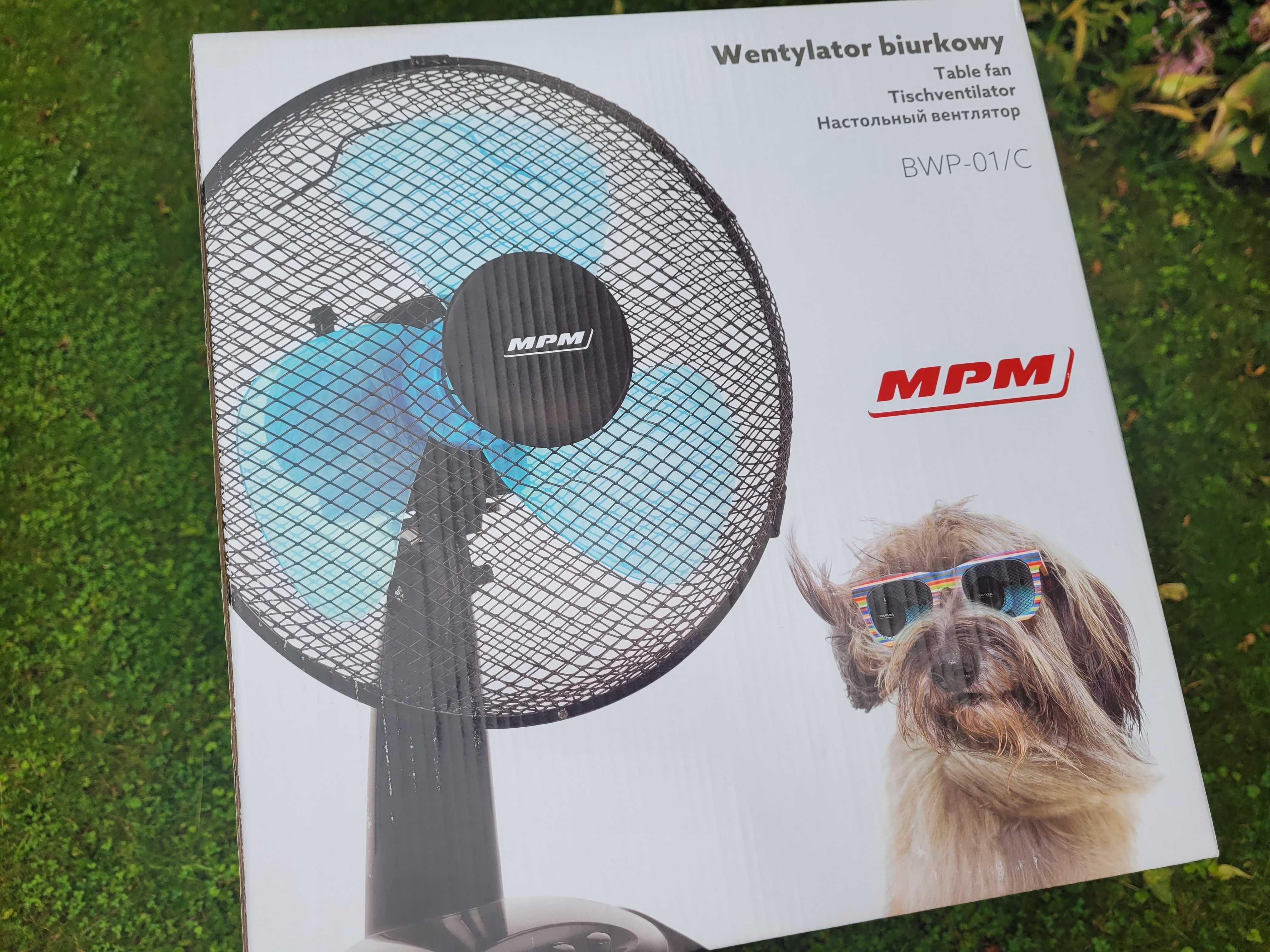 NOWY wentylator biurkowy MPM wiatrak BWP-01/C