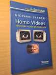 Livro "Homo Videns - Televisão e Pós-Pensamento" de Giovanni Sartori