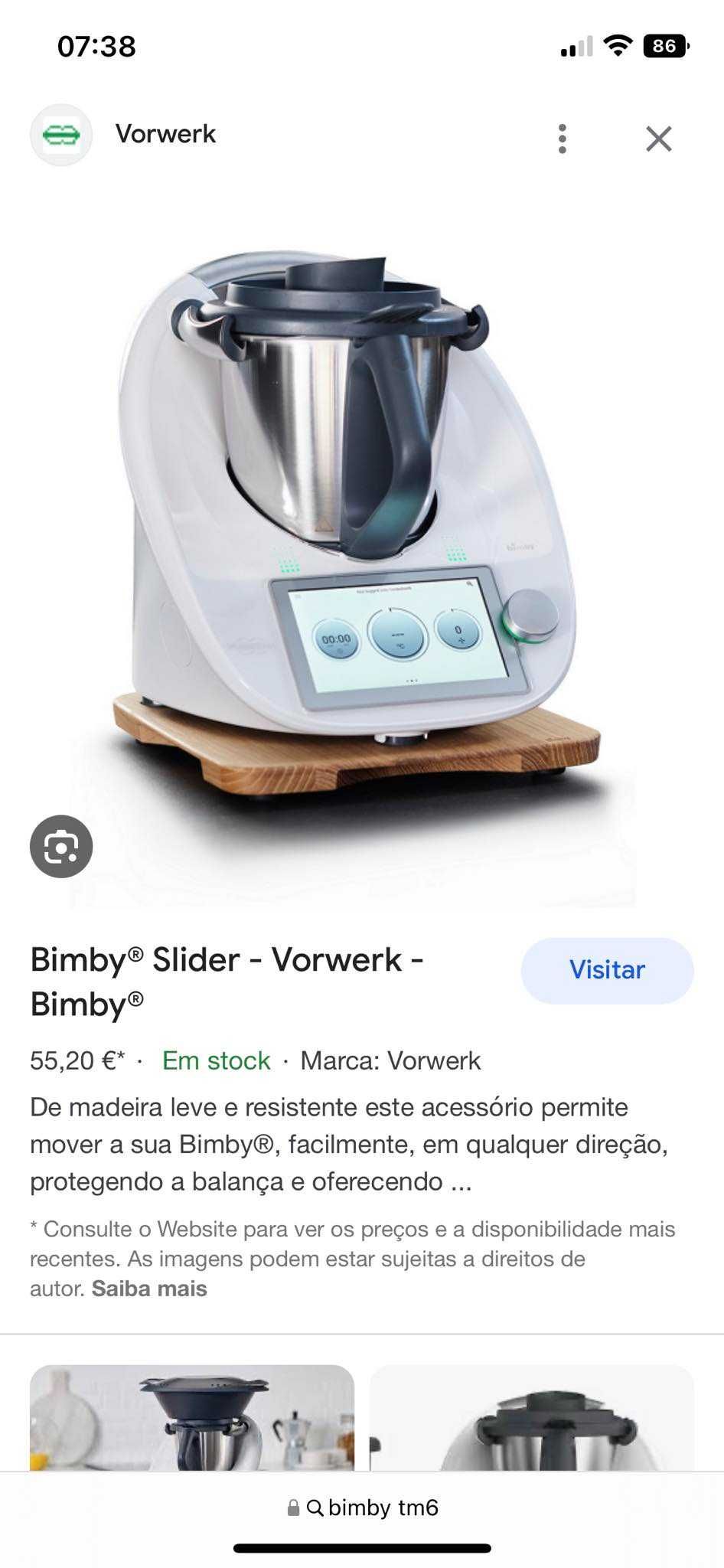 Bimby Slider usada