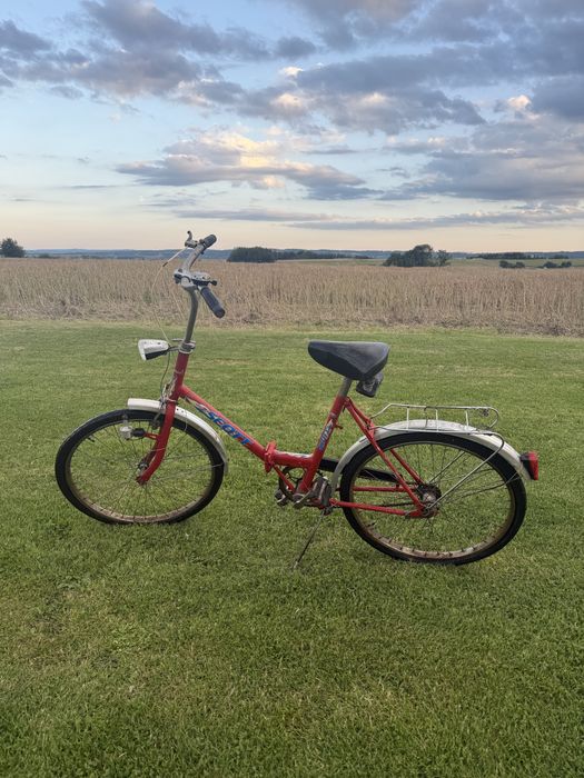 Rower składak czerwony
