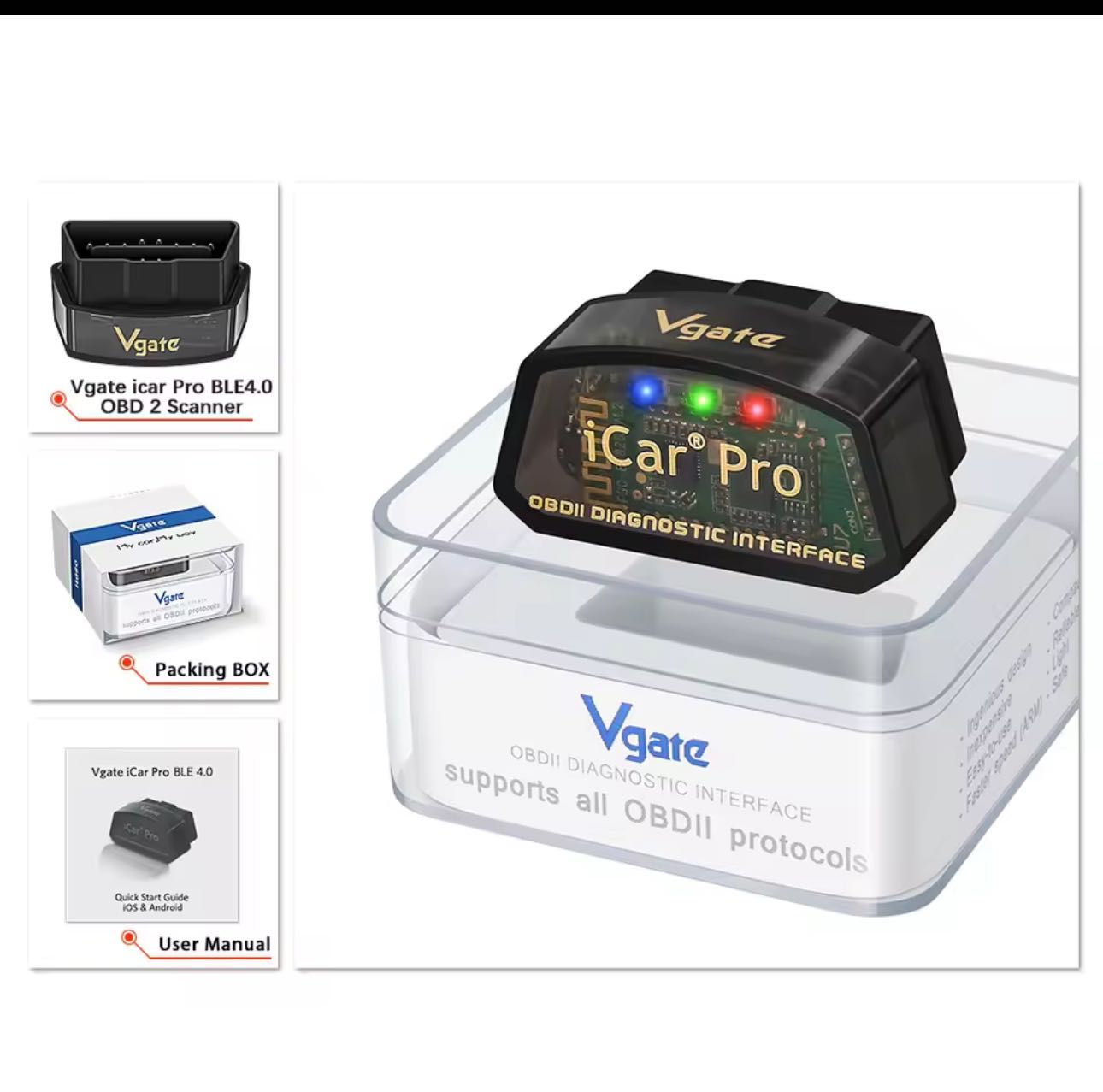 Interfejs Diagnostyczny Vgate iCar Pro BT3.0 OBD2 ELM327