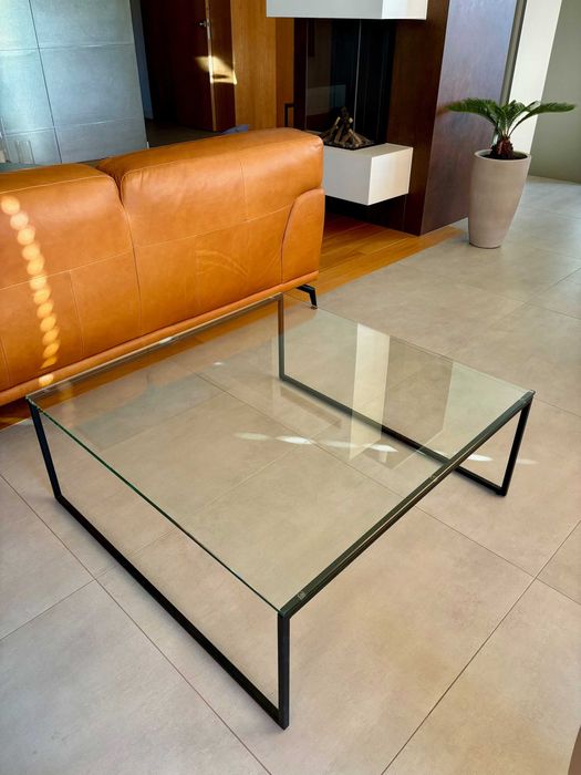 Stolik kawowy BoConcept W36xS911xDŁ.911 cm Lugo szkło Praktycznie Nowy