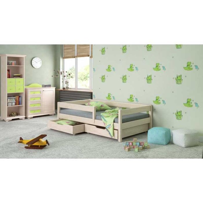 Ліжко дитяче підліткове MIX з захисним бортиком Польща !!! -Хм