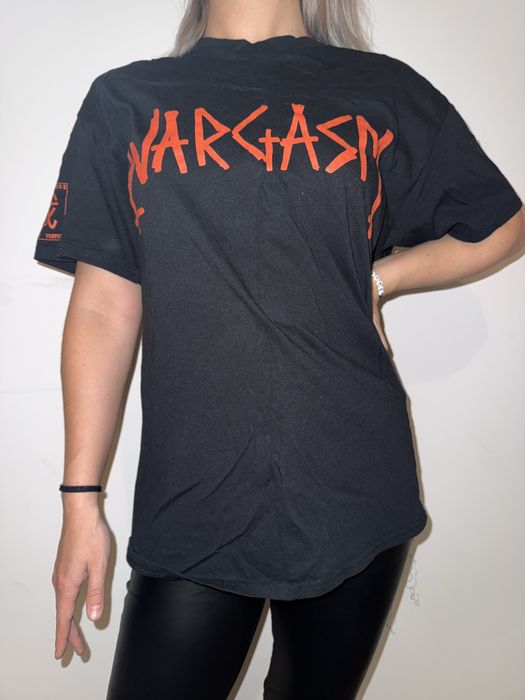 Oficjalny t-shirt zespołu WARGASM – czarny z czerwonym nadrukiem