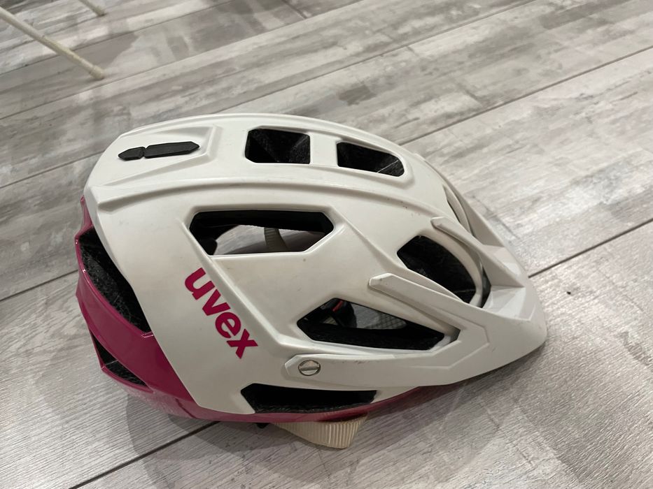 Kask uvex Quattro lady używany różowy