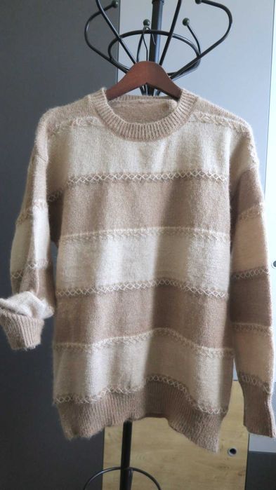 Ciepły sweter damski M/L miękki
