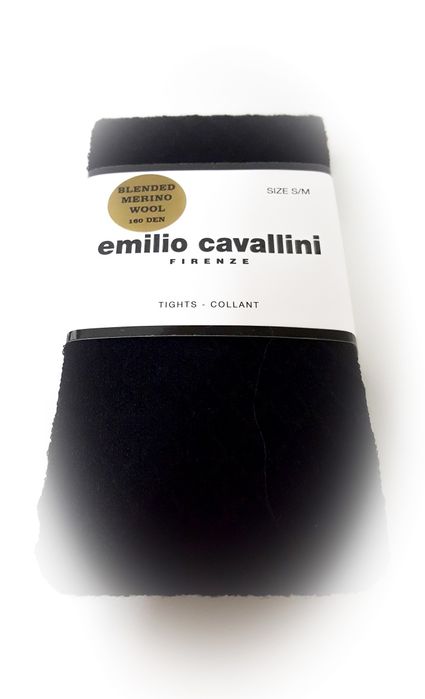Collants de Lã Merino EMILIO CAVALLINI losangos 160 Deniers S/M
