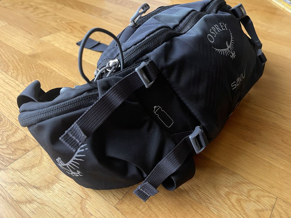 Сумка поясна Osprey Savu Obsidian Black