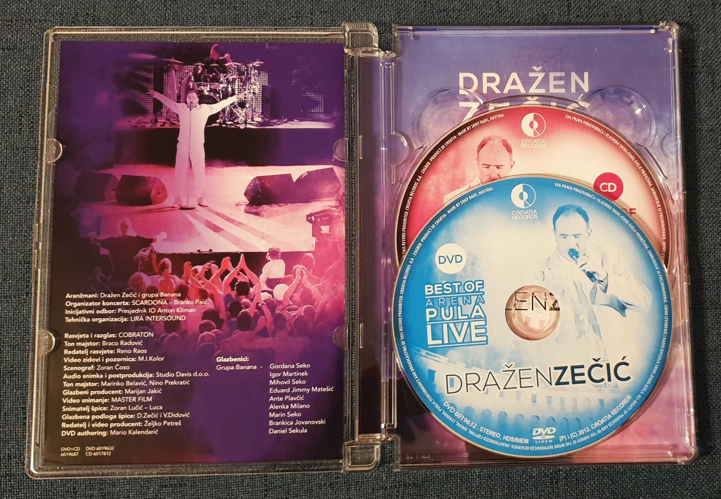 Drazen Zecić Best Of - Arena Pula Live DVD/CD Box