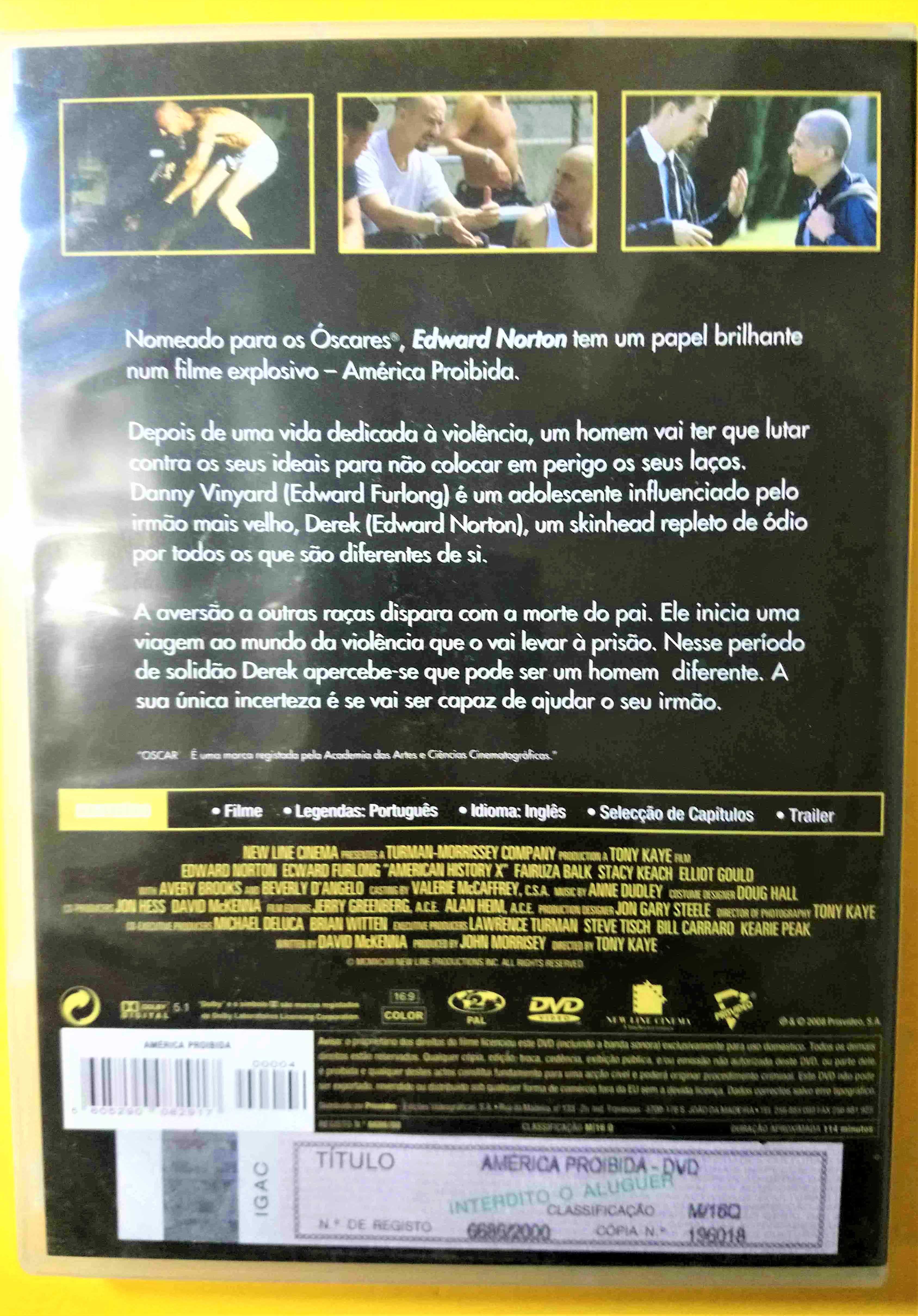 Filme DVD América Proibida