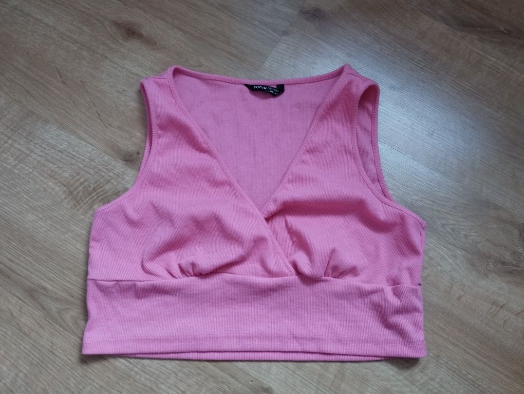 Nowa damska bluzka koszulka krótka, crop top 38 40 42 Shein