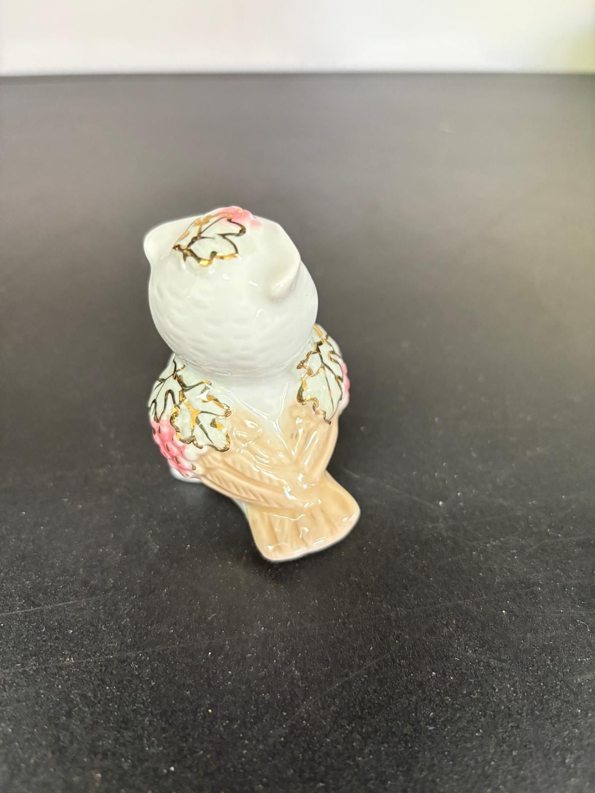 Figurka porcelanowa sowa