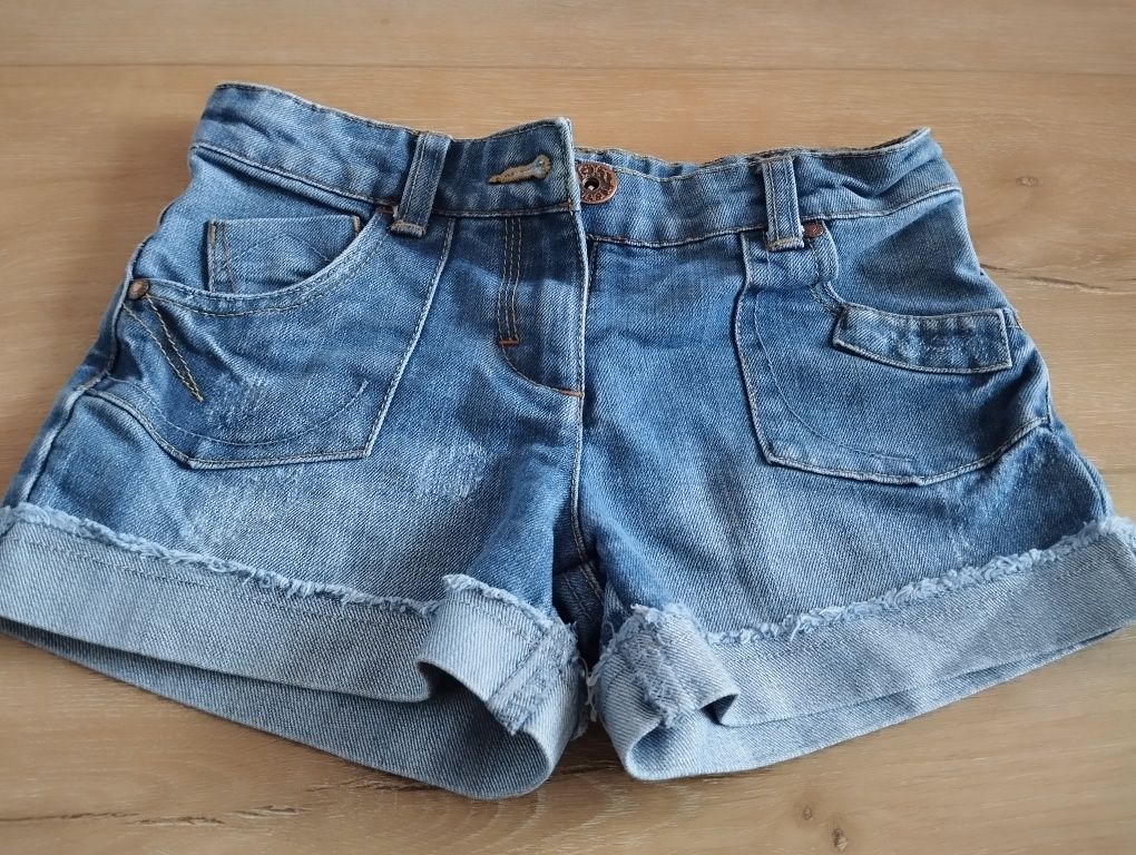 Krótkie spodenki jeansowe dla dziewczynki Next 134