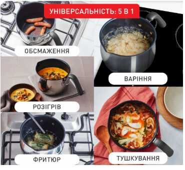 Мультикаструля 5 в 1