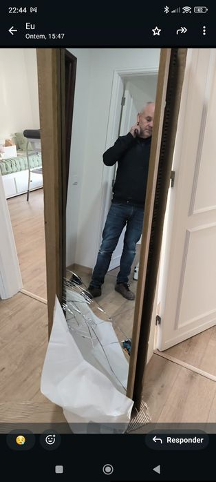 Vendo espelho Zara home partido