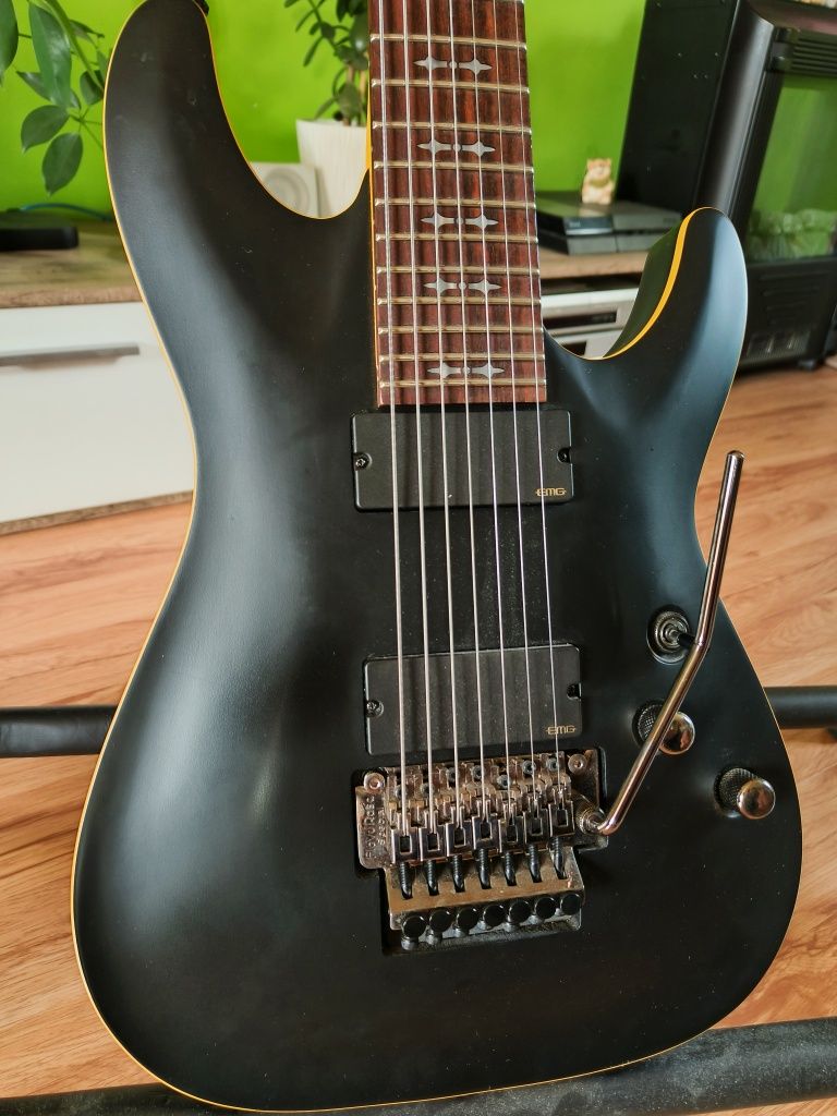 Schecter Demon 7 FR+ EMG707 set.