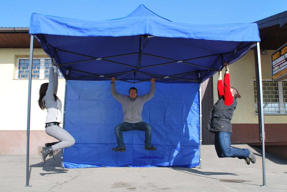 60kgEXTRA MOCNY 3x6 Namiot Handlowy Ogrodowy Pawilon Targowy Expresowy