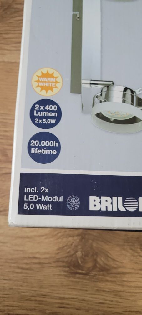 Led super 2x srebrna listwa