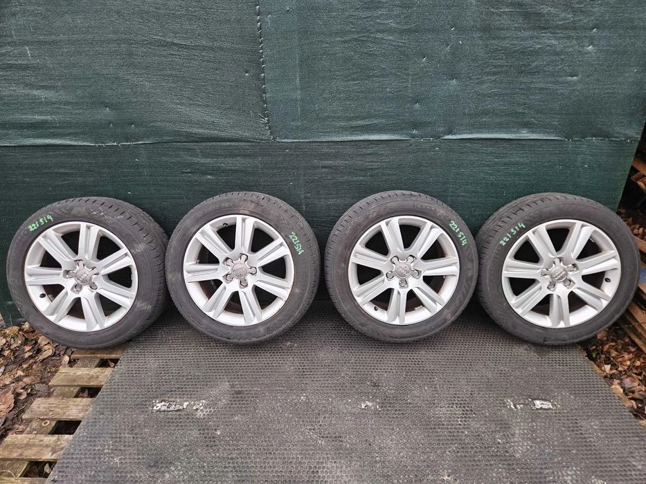 Alu Felgi 8K0601025B Alufelgi R17 Ronal 1922 5x112 7.5J ET45 Opony Letnie 225/50 AUDI VW Skoda Seat