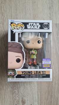 Funko POP Young Leia (with Lola) #659 Star Wars - Obi Wan Kenobi