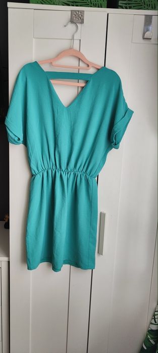 Sukienka turkusowa na lato r. 36