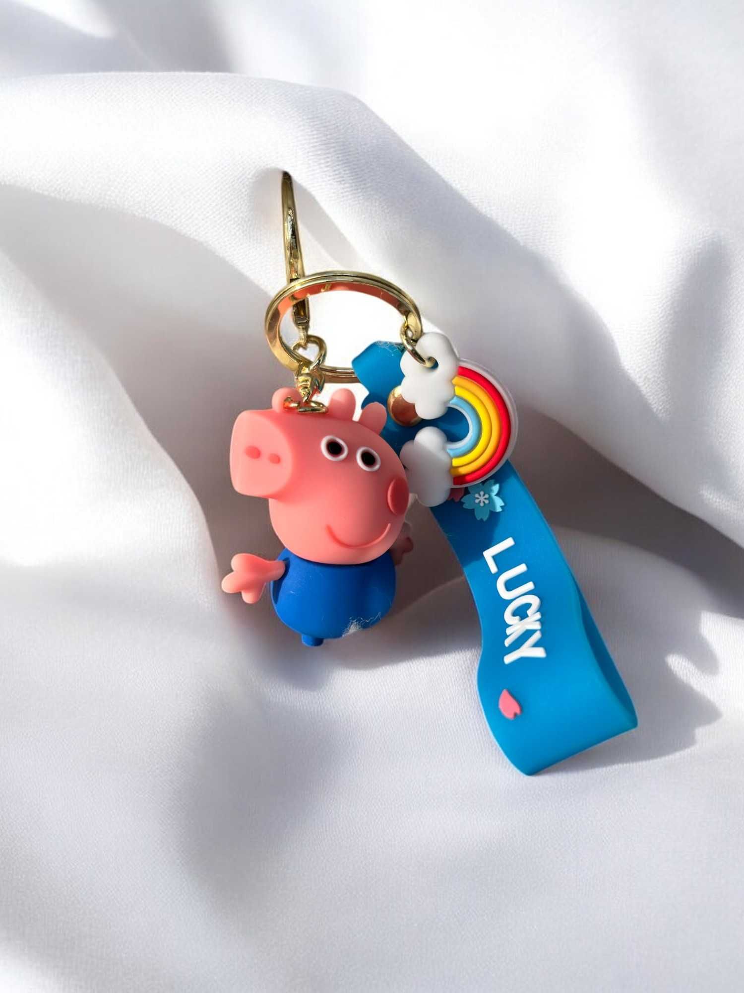 Zestaw breloczków Peppa i George