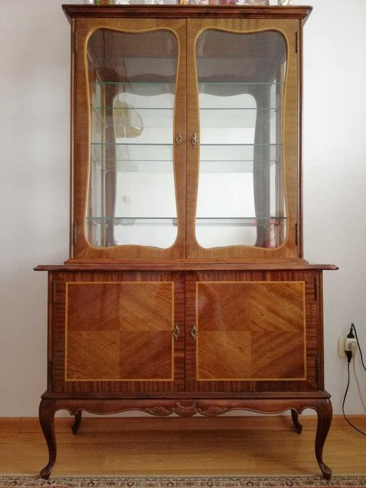 Komplet mebli ludwikowskich dębowych