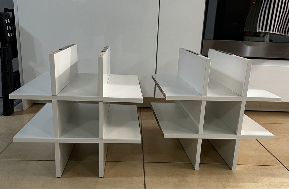 Wkład na butelki Kallax Ikea biały 33x33 cm. Stan bardzo dobry