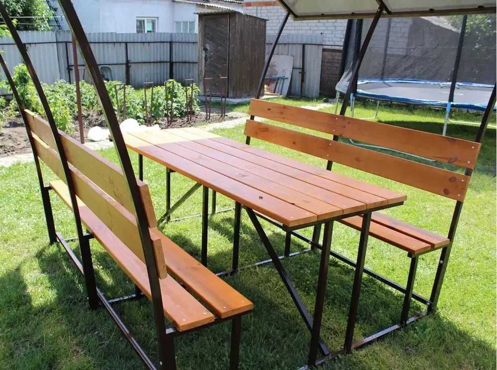 Беседка альтанка садова металлическая для дачі под заказ продам Loft
