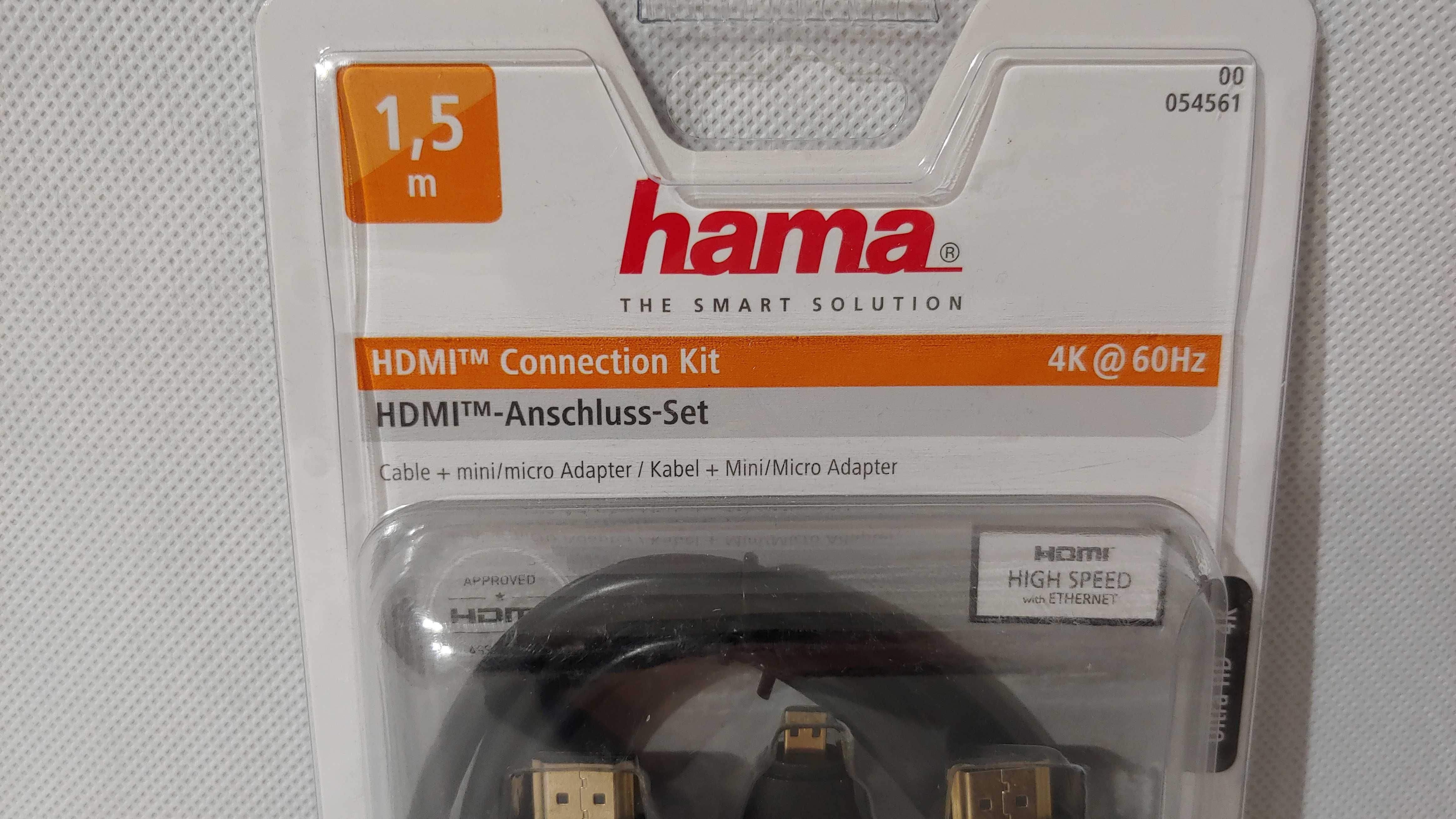 Kabel HDMI Hama. HDMI, HDMI mini, HDMI micro