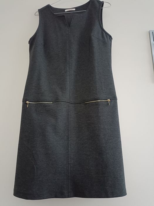 Grafitowa sukienka Camaieu