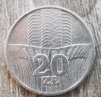 Moneta 20 złotych 1973r bez znaku mennicy