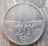 Moneta 20 złotych 1973r bez znaku mennicy