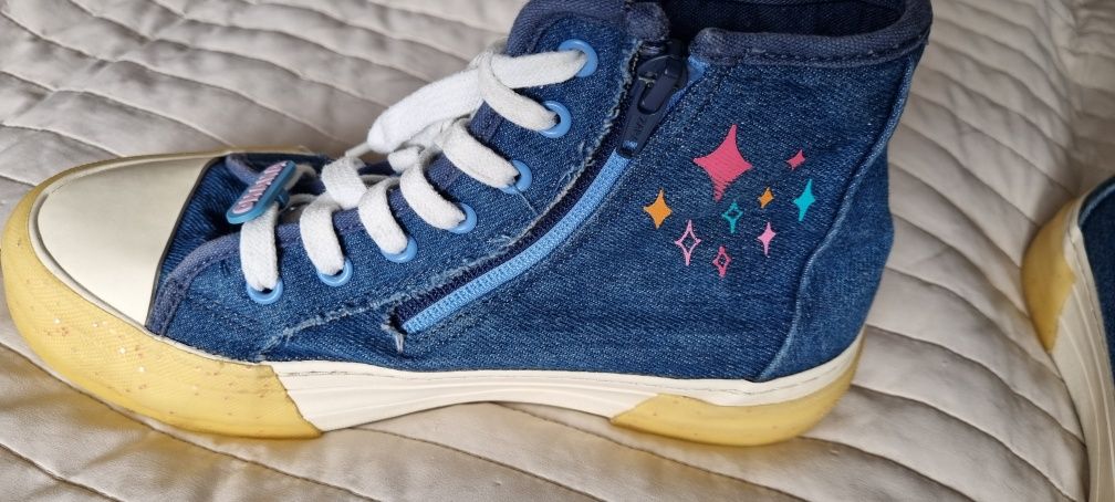 Trampki jeansowe zara r.35 Lillo i Stitch
