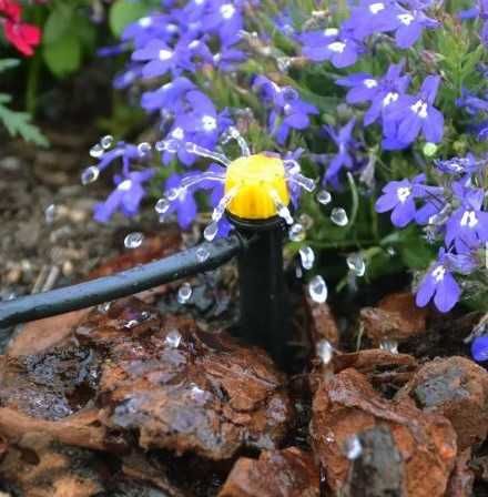 Gotejadores vasos ou jardim com aste-Geolia- Para tubos de 4-6 mm