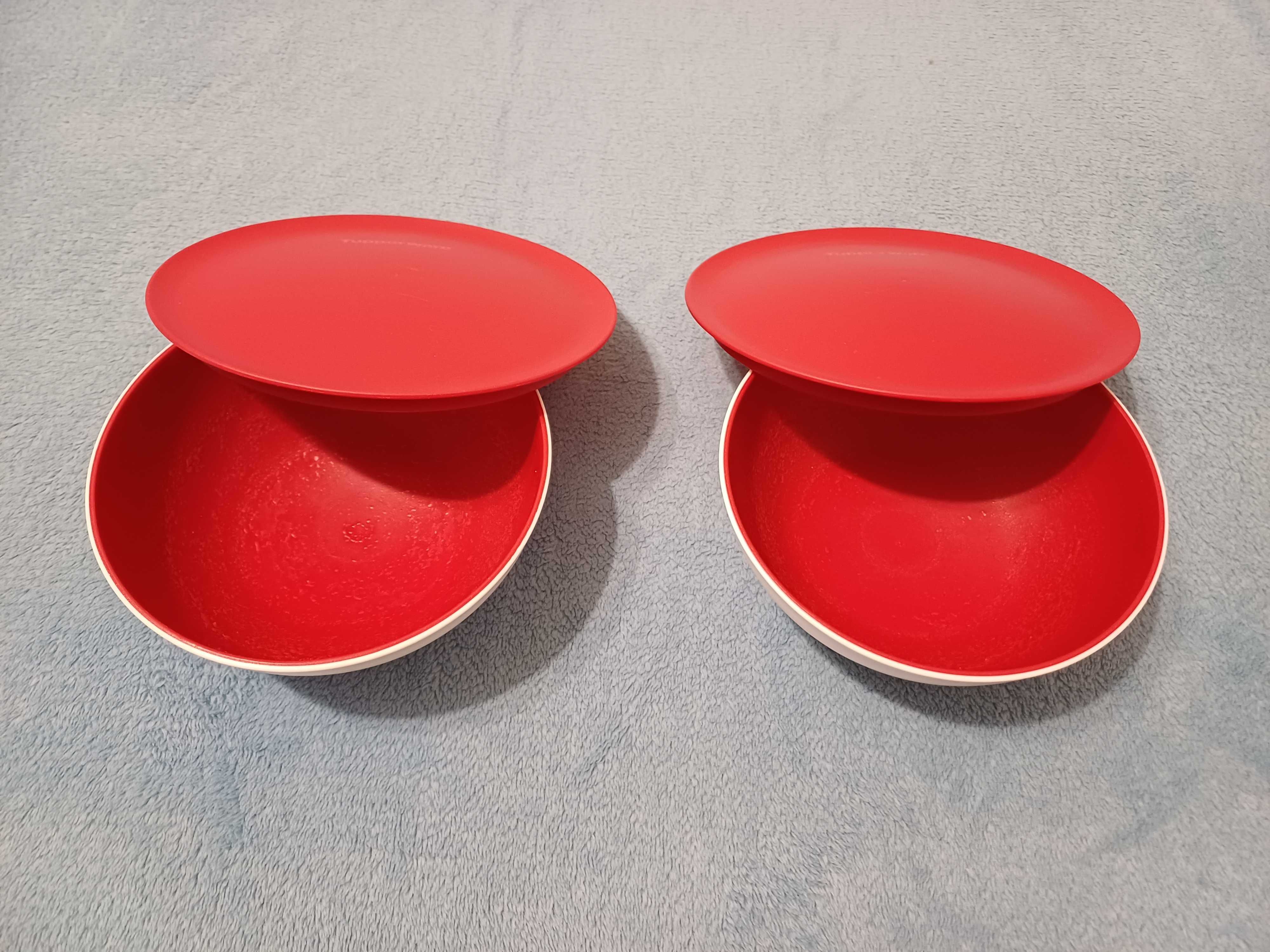 Чаши Аллегро 275 мл с крышками Tupperware, 2 шт б/у, 1 шт новая. Пиалы