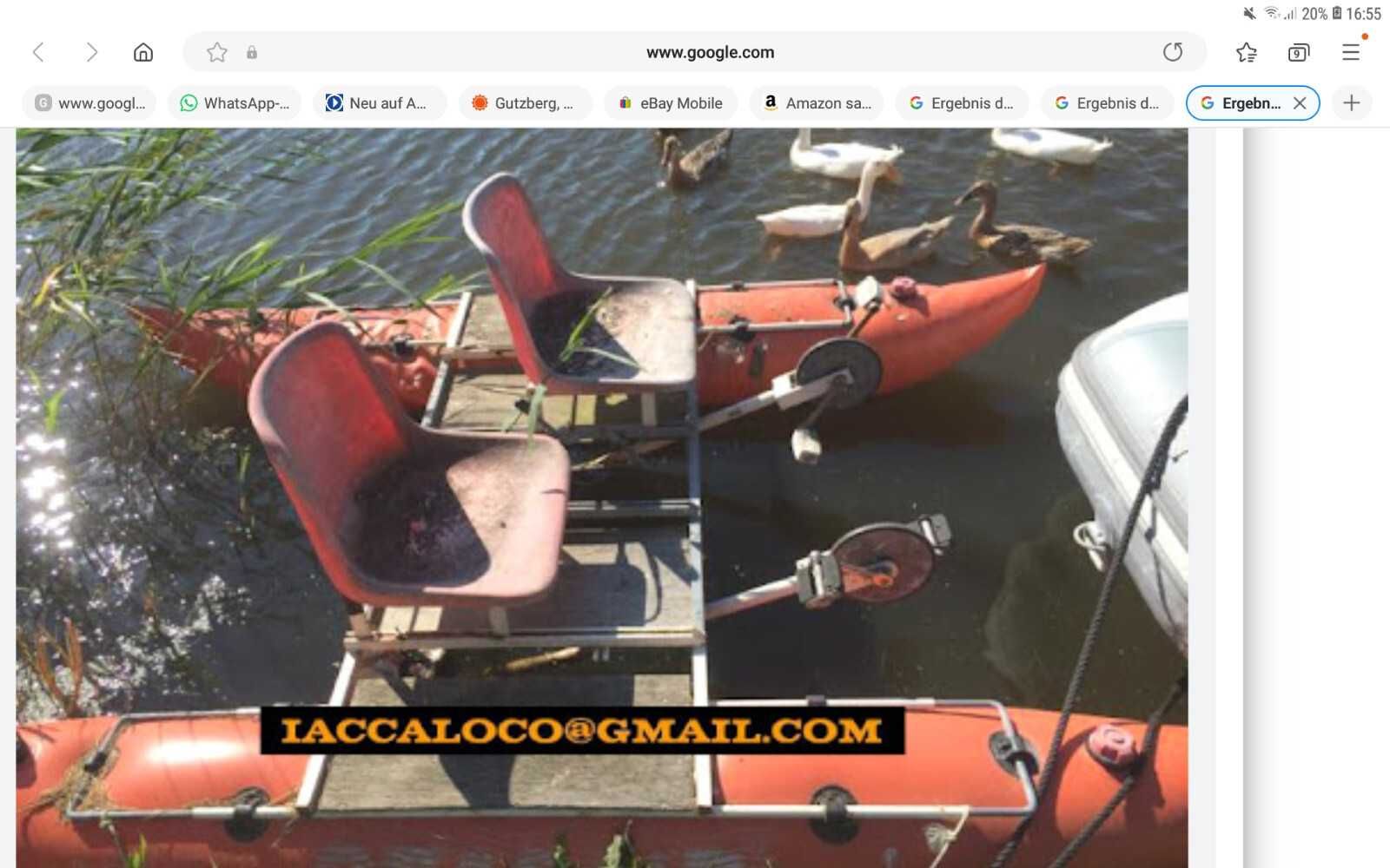 Rower wodny, katamaran SEABIKE uszkodzony