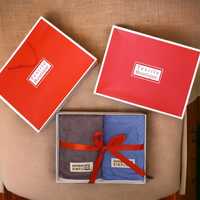 Полотенце в подарочной упаковке (пакет и коробка )